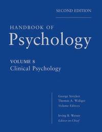 bokomslag Handbook of Psychology, Clinical Psychology