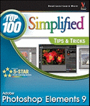 bokomslag Photoshop Elements 9: Top 100 Simplified Tips and Tricks