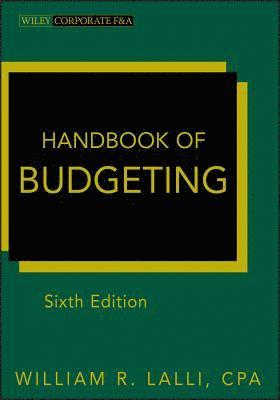 William R. Lalli, William R. Lalli - Handbook of Budgeting, Inbunden