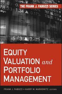 bokomslag Equity Valuation and Portfolio Management