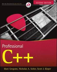 bokomslag Professional C++, 2nd Edition