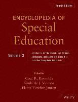 Encyclopedia of Special Education, Volume 3 1