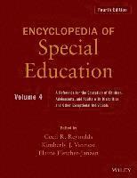 bokomslag Encyclopedia of Special Education, Volume 4