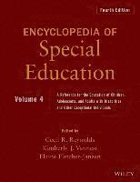 Encyclopedia of Special Education, Volume 4 1