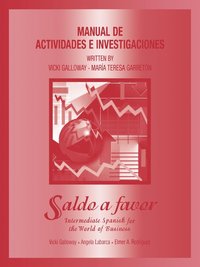 bokomslag Saldo a Favor, Workbook: Intermediate Spanish for the World of Business
