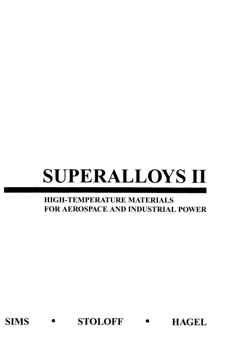 Superalloys II 1
