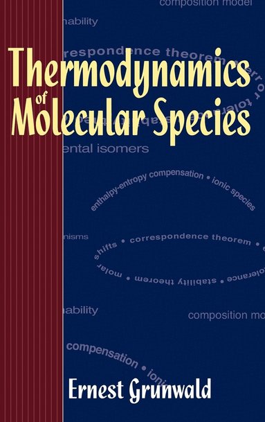 bokomslag Thermodynamics of Molecular Species