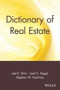 bokomslag Dictionary of Real Estate