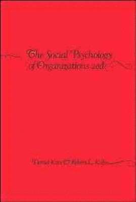 bokomslag The Social Psychology of Organizations