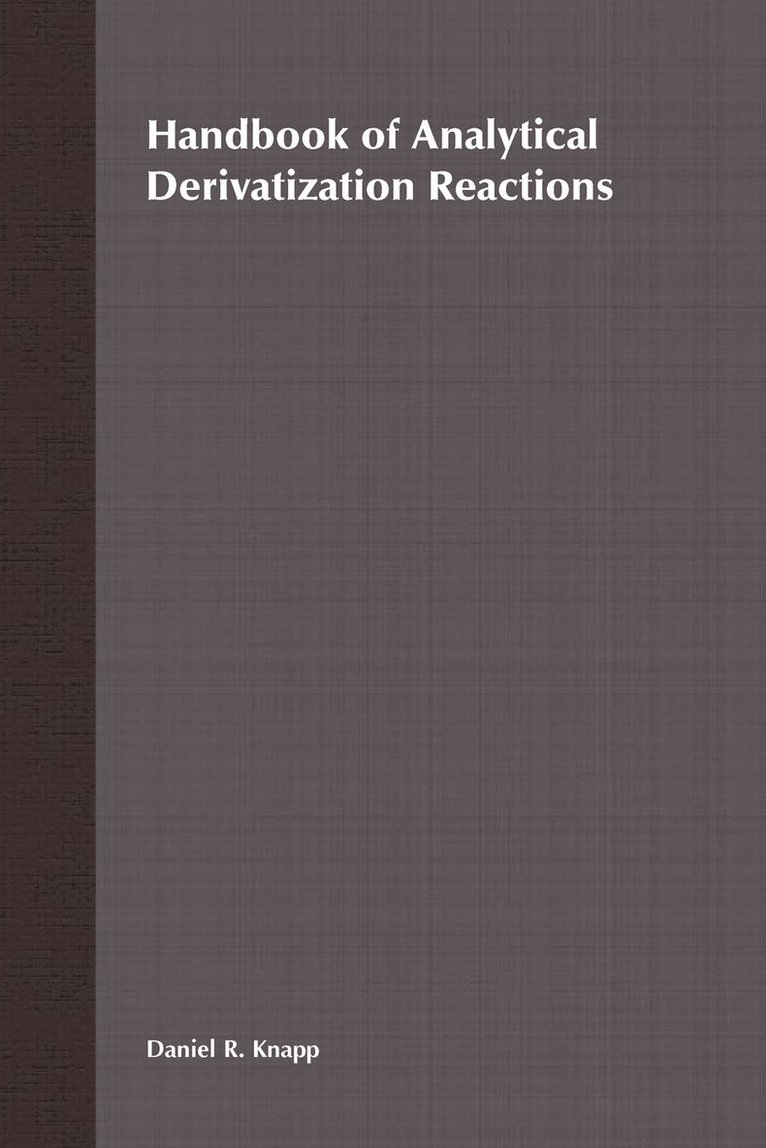 Handbook of Analytical Derivatization Reactions 1