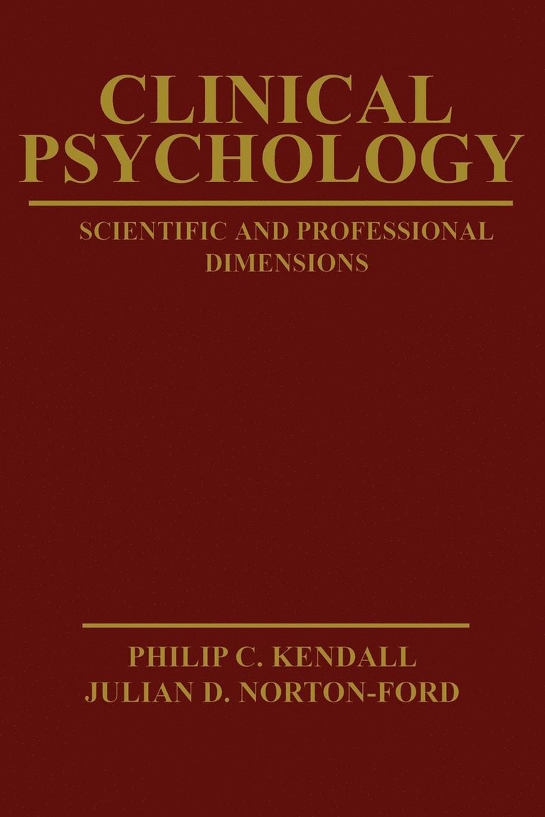 Clinical Psychology 1