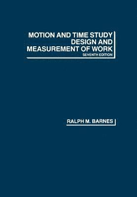 bokomslag Motion and Time Study