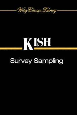 Leslie Kish - Survey Sampling, Häftad
