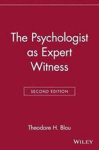 bokomslag The Psychologist as Expert Witness
