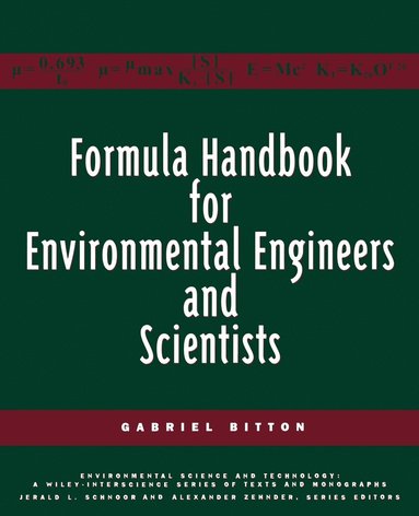 bokomslag Formula Handbook for Environmental Engineers and Scientists