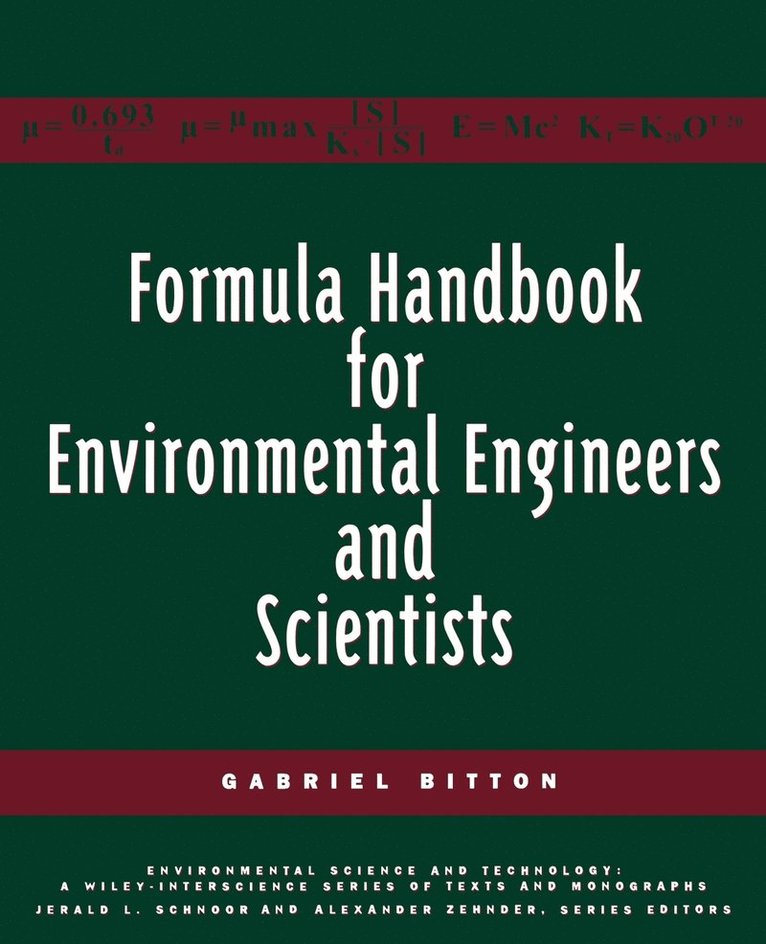 Formula Handbook for Environmental Engineers and Scientists 1