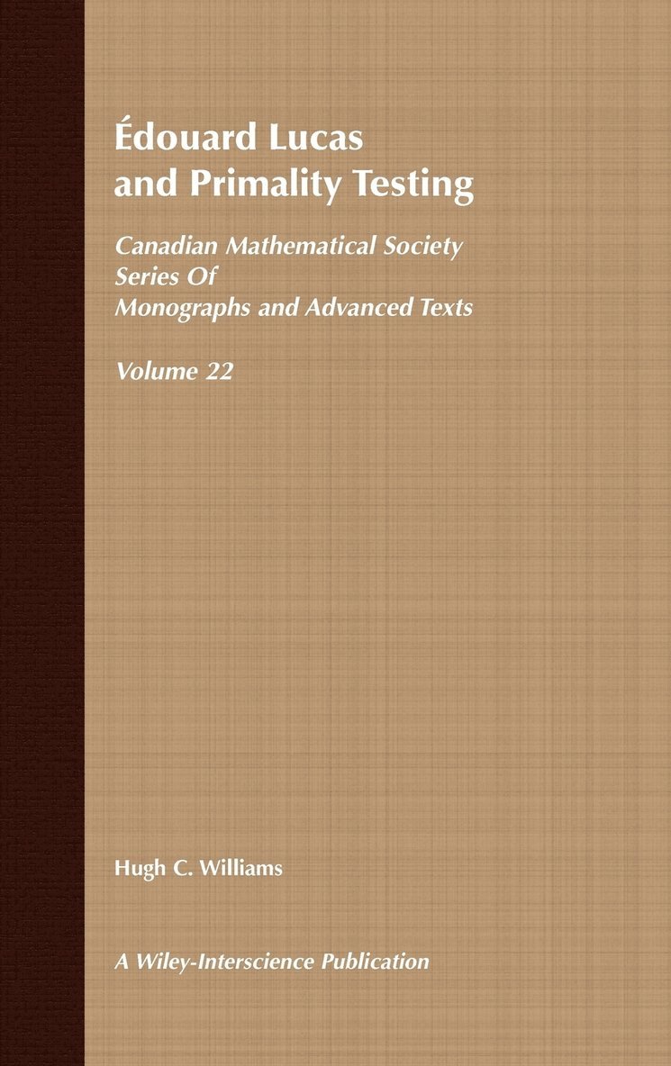 Edouard Lucas and Primality Testing 1