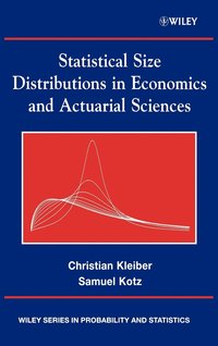 bokomslag Statistical Size Distributions in Economics and Actuarial Sciences