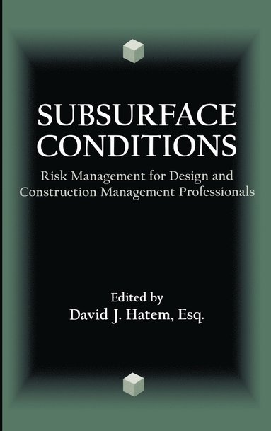 bokomslag Subsurface Conditions