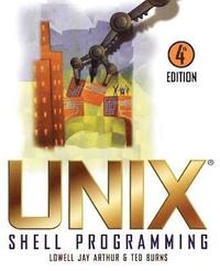 bokomslag UNIX Shell Programming