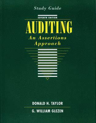 Study Guide to accompany Auditing: An Assertions Approach, 7e 1