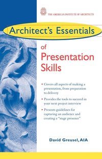 bokomslag Architect's Essentials of Presentation Skills