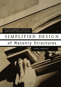 bokomslag Simplified Design of Masonry Structures