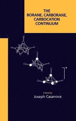 bokomslag The Borane, Carborane, Carbocation Continuum