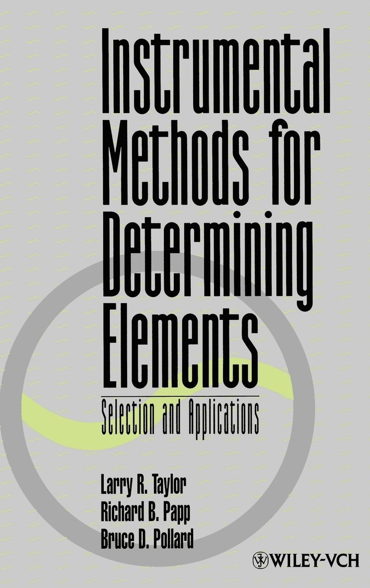 Instrumental Methods for Determining Elements 1