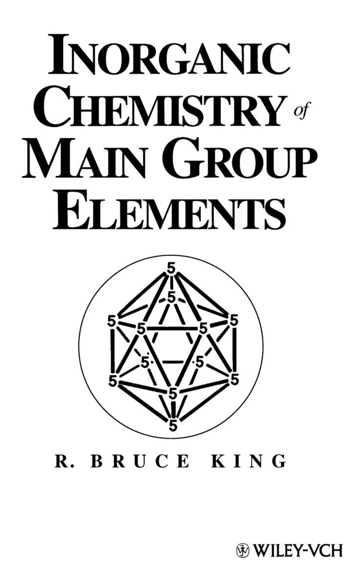 Inorganic Chemistry of Main Group Elements 1