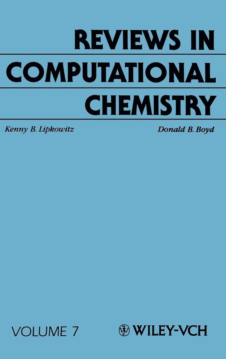 Lipkowitz, Kenny B. Lipkowitz, Donald B. Boyd, Kenny B Lipkowitz, Donald B Boyd - Reviews in Computational Chemistry, Volume 7, Inbunden