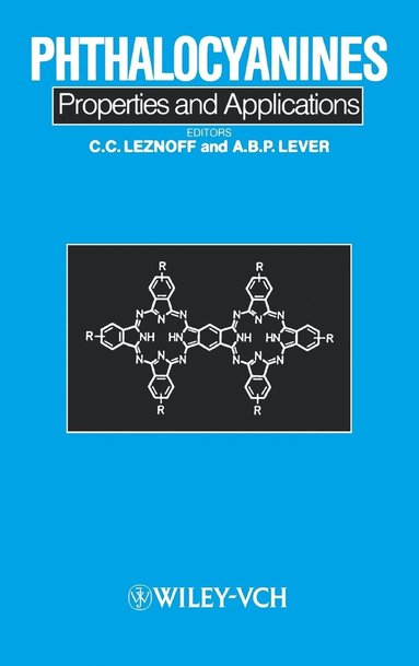 Leznoff, C. C. Leznoff, A. B. P. Lever - Phthalocyanines, Inbunden