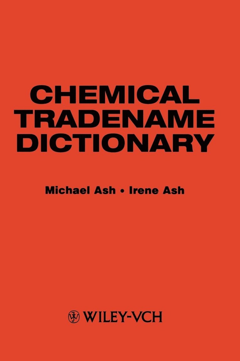 Chemical Tradename Dictionary 1