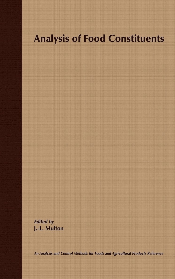 Analysis of Food Constituents