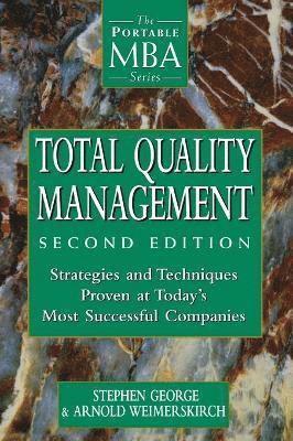 Stephen George, Arnold Weimerskirch - Total Quality Management, Inbunden