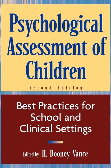 bokomslag Psychological Assessment of Children