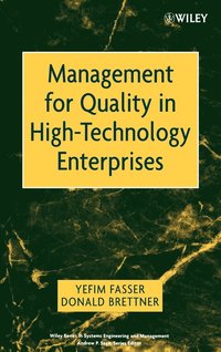 bokomslag Management for Quality in High-Technology Enterprises