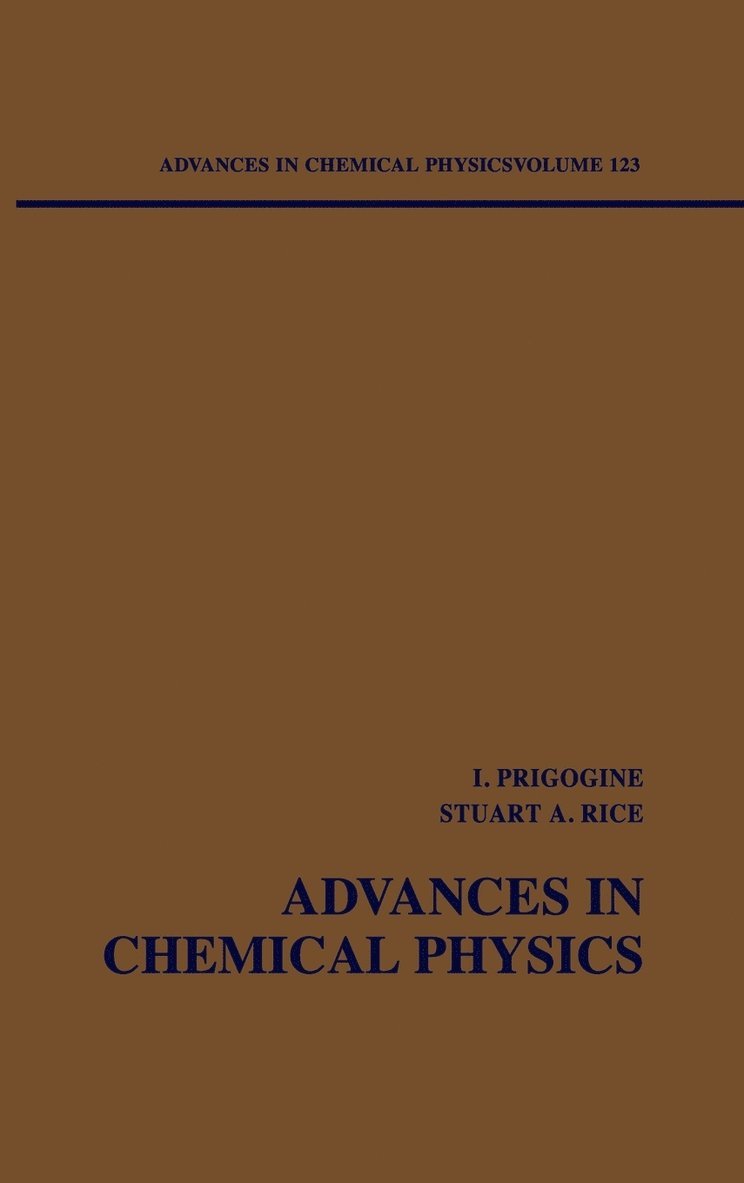 Advances in Chemical Physics, Volume 123 1