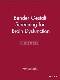 bokomslag Bender Gestalt Screening for Brain Dysfunction
