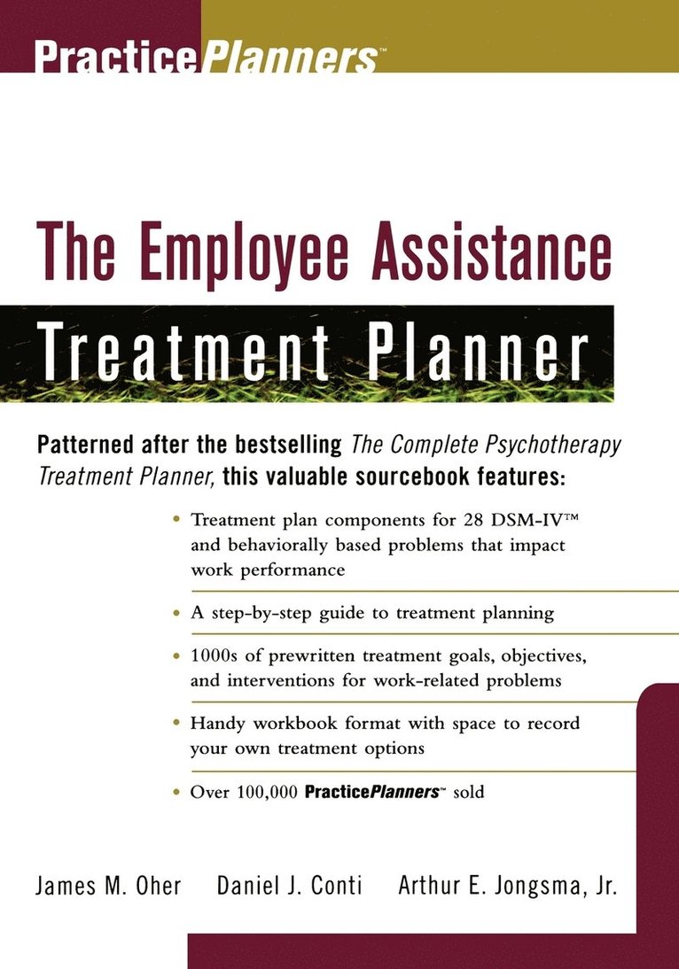 The Employee Assistance Treatment Planner 1