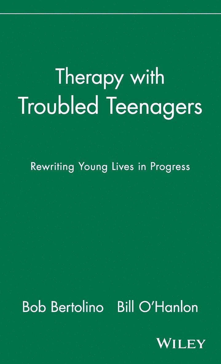 Therapy with Troubled Teenagers 1