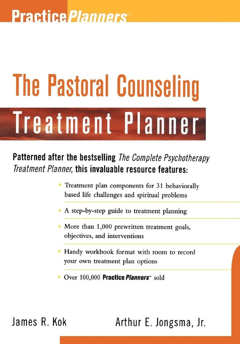 The Pastoral Counseling Treatment Planner 1