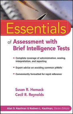 Essentials of Assessment with Brief Intelligence Tests 1