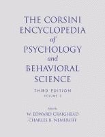W. Edward Craighead, Charles B. Nemeroff, Colorado) Craighead, W. Edward (University of Colorado, Boulder, Georgia) Nemeroff, Charles B. (Emory University School of Medicine, Atlanta, W Edward Craighead, Charles B Nemeroff - Corsini Encyclopedia of Psychology and Behavioral Science, Volume 3, Häftad