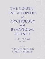 The Corsini Encyclopedia of Psychology and Behavioral Science, Volume 3 1