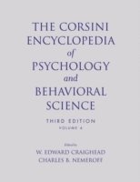 W. Edward Craighead, Charles B. Nemeroff, Colorado) Craighead, W. Edward (University of Colorado, Boulder, Georgia) Nemeroff, Charles B. (Emory University School of Medicine, Atlanta, W Edward Craighead, Charles B Nemeroff - Corsini Encyclopedia of Psychology and Behavioral Science, Volume 4, Häftad