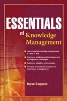 bokomslag Essentials of Knowledge Management