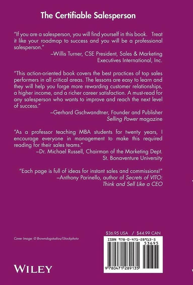 The Certifiable Salesperson: The Ultimate Guide to Help Any Salesperson Go Crazy with Unprecedented Sales