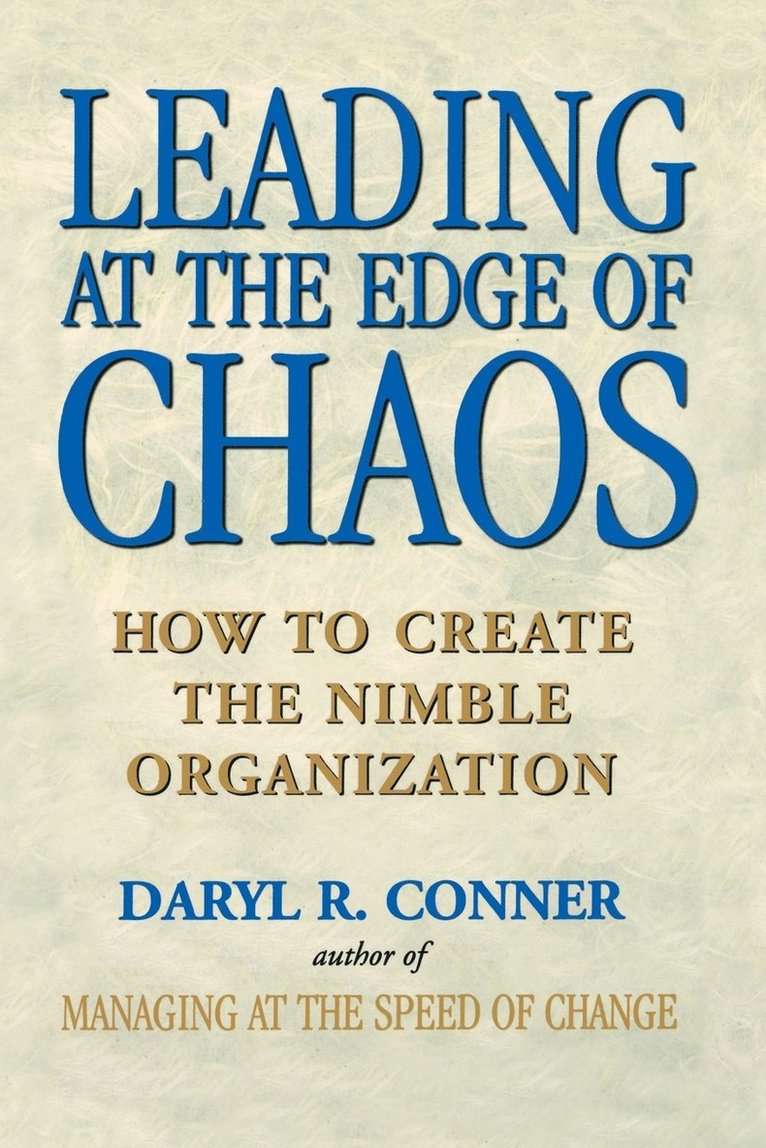 Leading at the Edge of Chaos 1