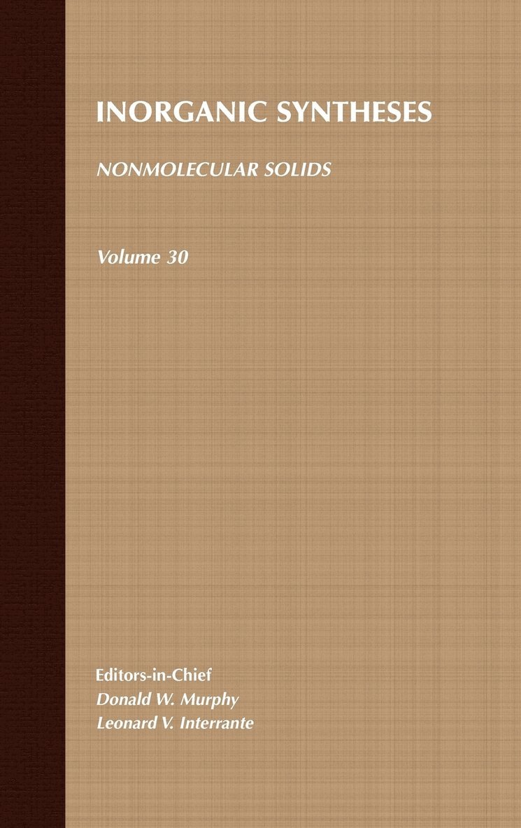 Nonmolecular Solids, Volume 30